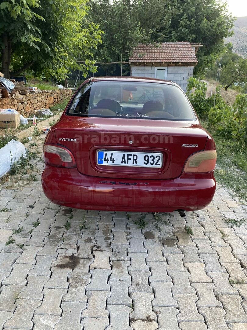 Sahibinden Hyundai Accent 1.3 LS 1997 Model Malatya 267.000 km Kahverengi 4