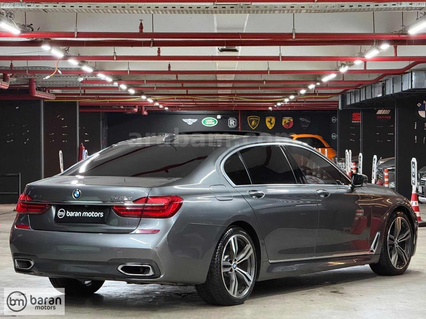 Galeriden BMW 7 Serisi 740d xDrive Long M Excellence 2018 Model İstanbul 100.940 km Gri 6