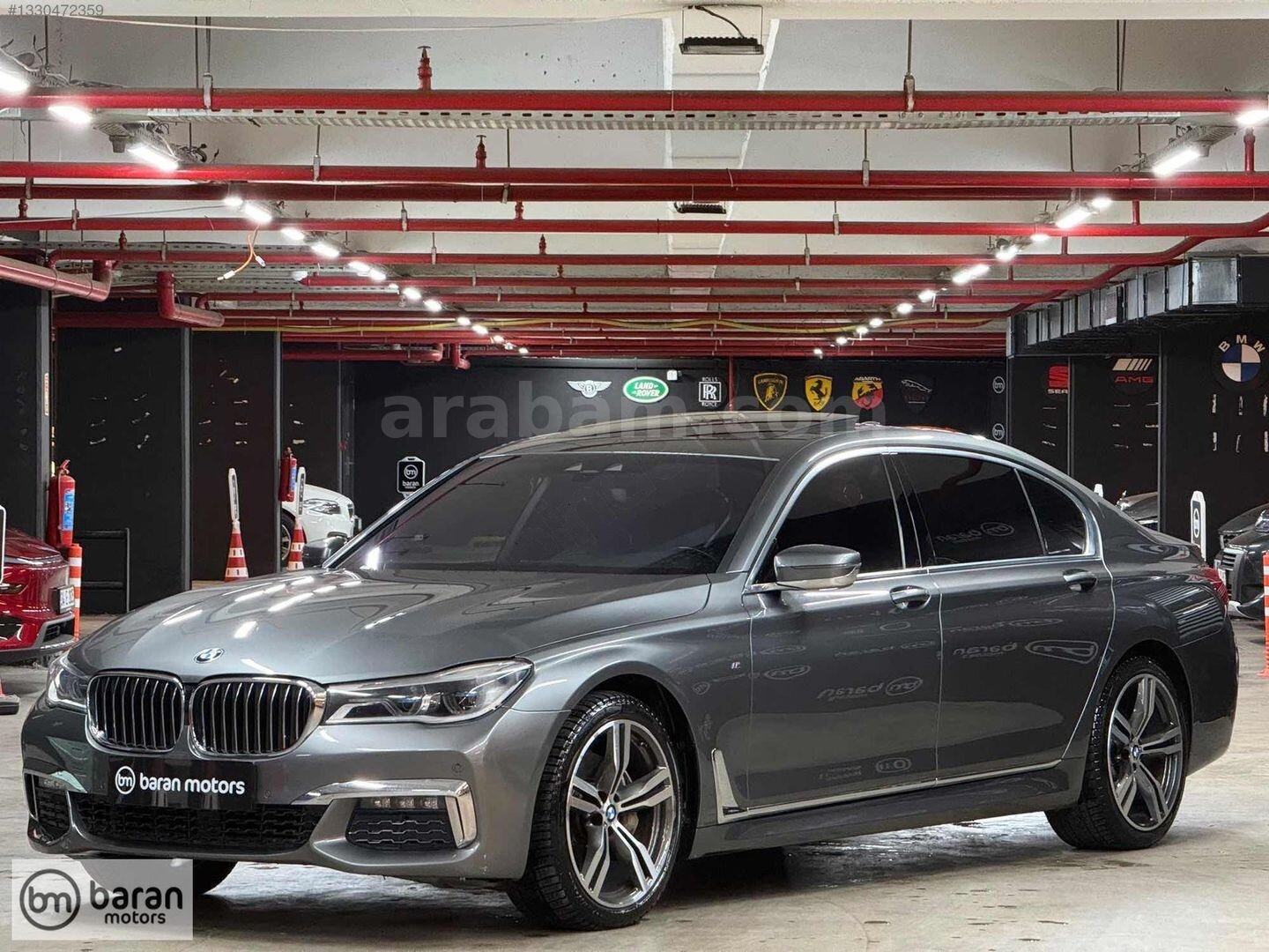Galeriden BMW 7 Serisi 740d xDrive Long M Excellence 2018 Model İstanbul 100.940 km Gri 2