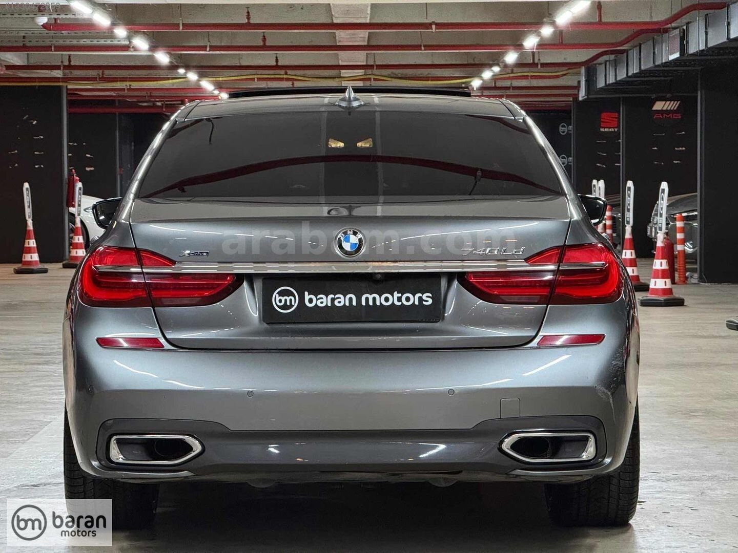 Galeriden BMW 7 Serisi 740d xDrive Long M Excellence 2018 Model İstanbul 100.940 km Gri 4