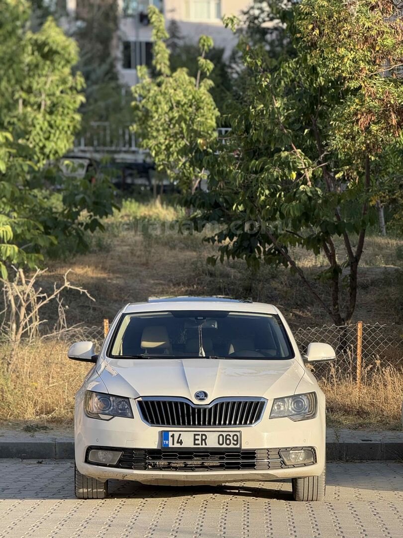 Galeriden Skoda SuperB 1.6 TDI Prestige 2014 Model Van 295.000 km Beyaz 3