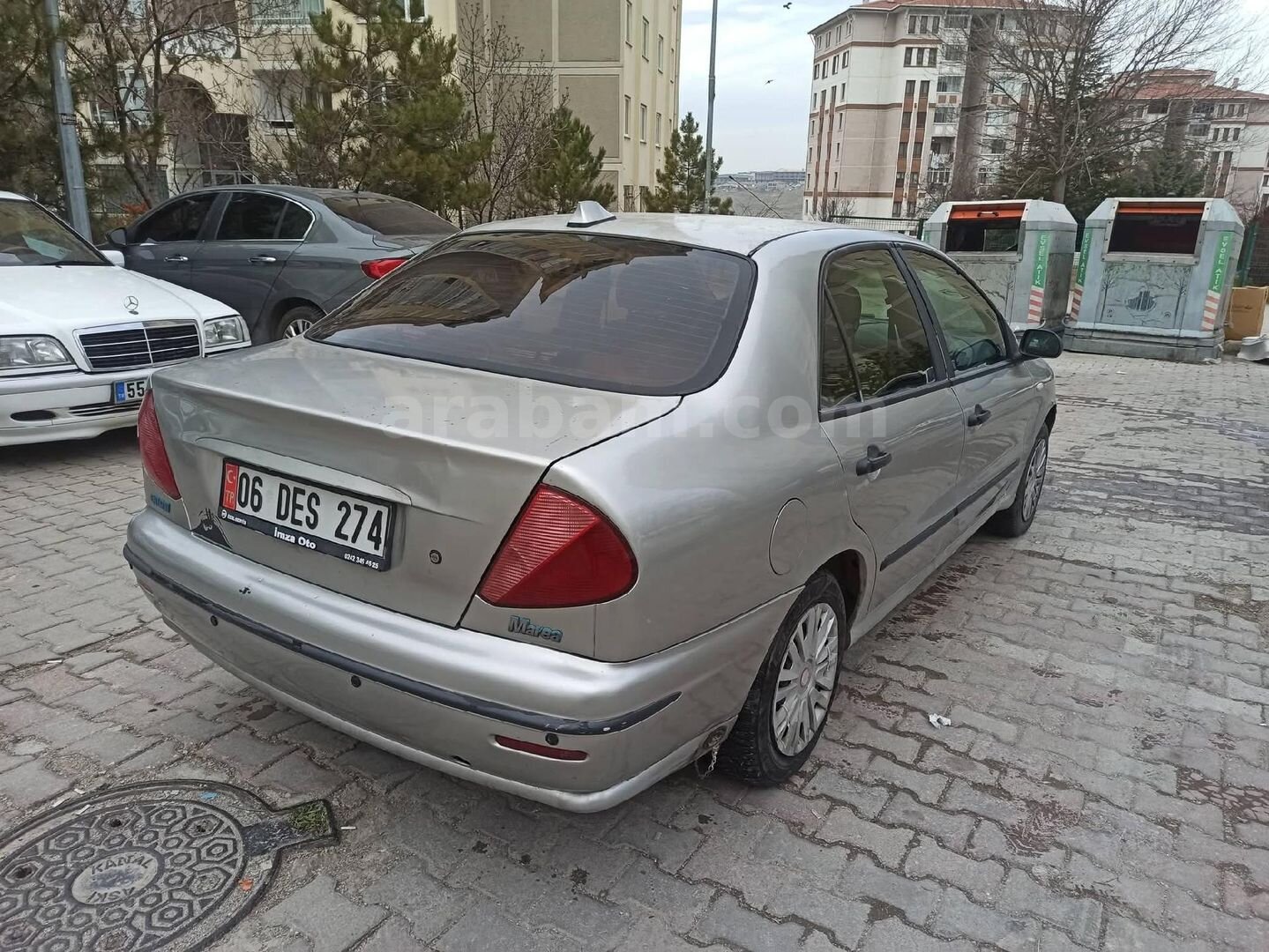 Sahibinden Fiat Marea 1.6 Liberty 2004 Model Ankara 248.880 km Gri (metalik) 3