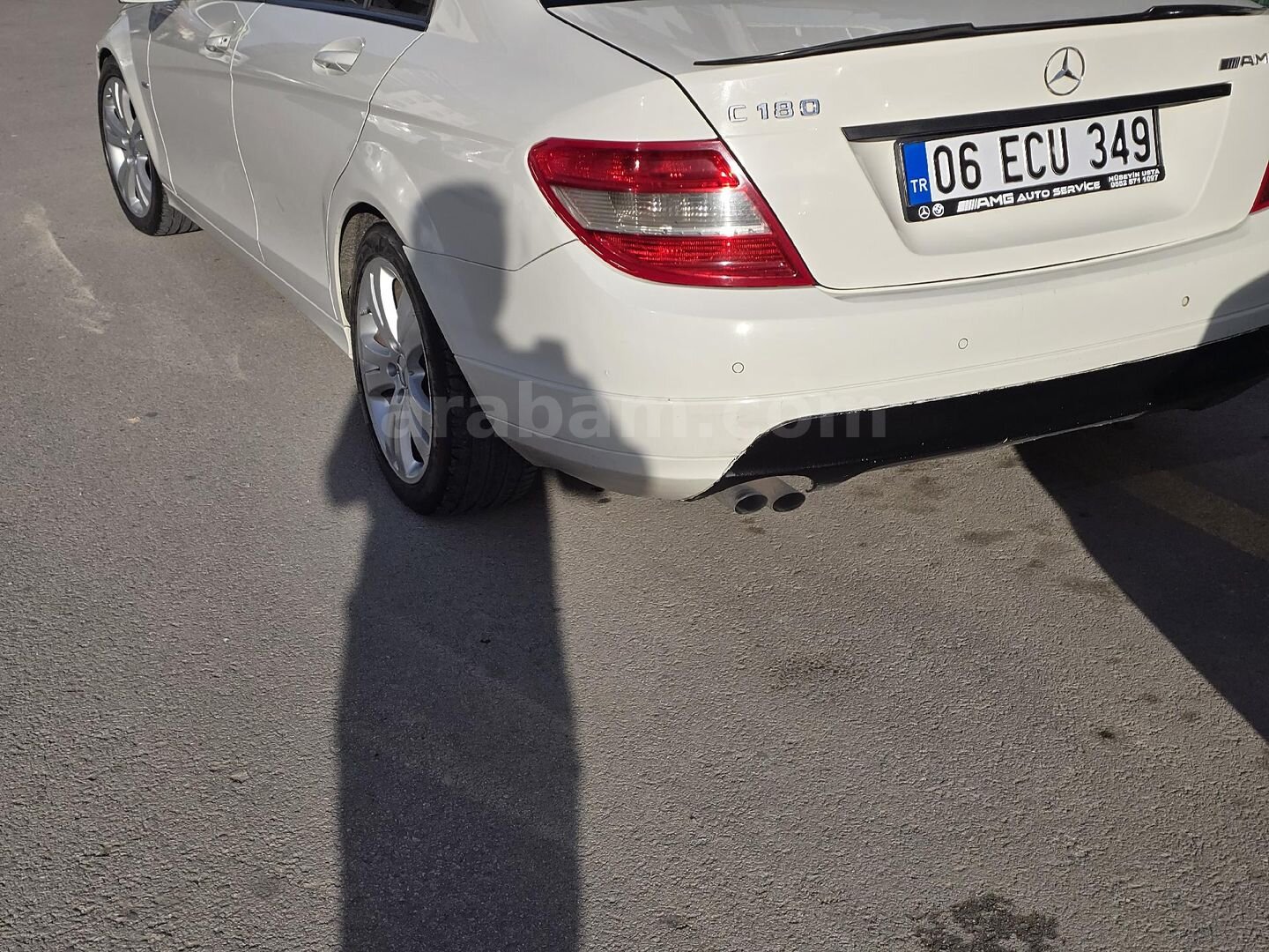 Sahibinden Mercedes - Benz C 180 Kompressor BlueEfficiency Luxury 2009 Model Ankara 390.000 km Beyaz 7