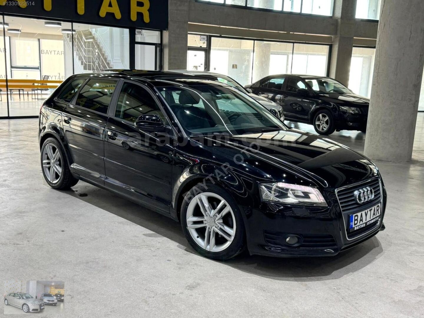 Galeriden Audi A3 Sportback 1.4 TFSI Ambition 2010 Model Ankara 177.514 km Siyah 2