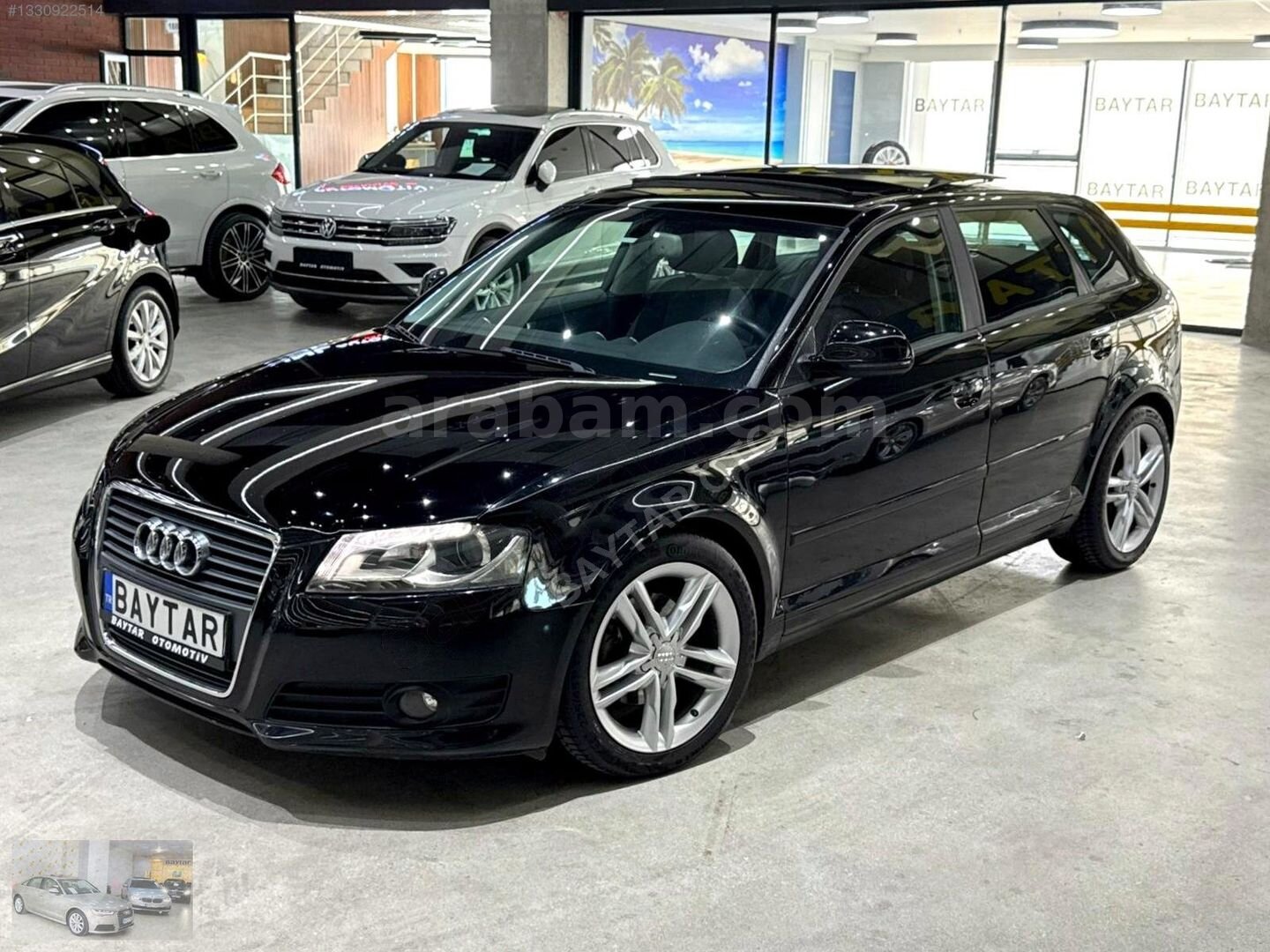 Galeriden Audi A3 Sportback 1.4 TFSI Ambition 2010 Model Ankara 177.514 km Siyah 1