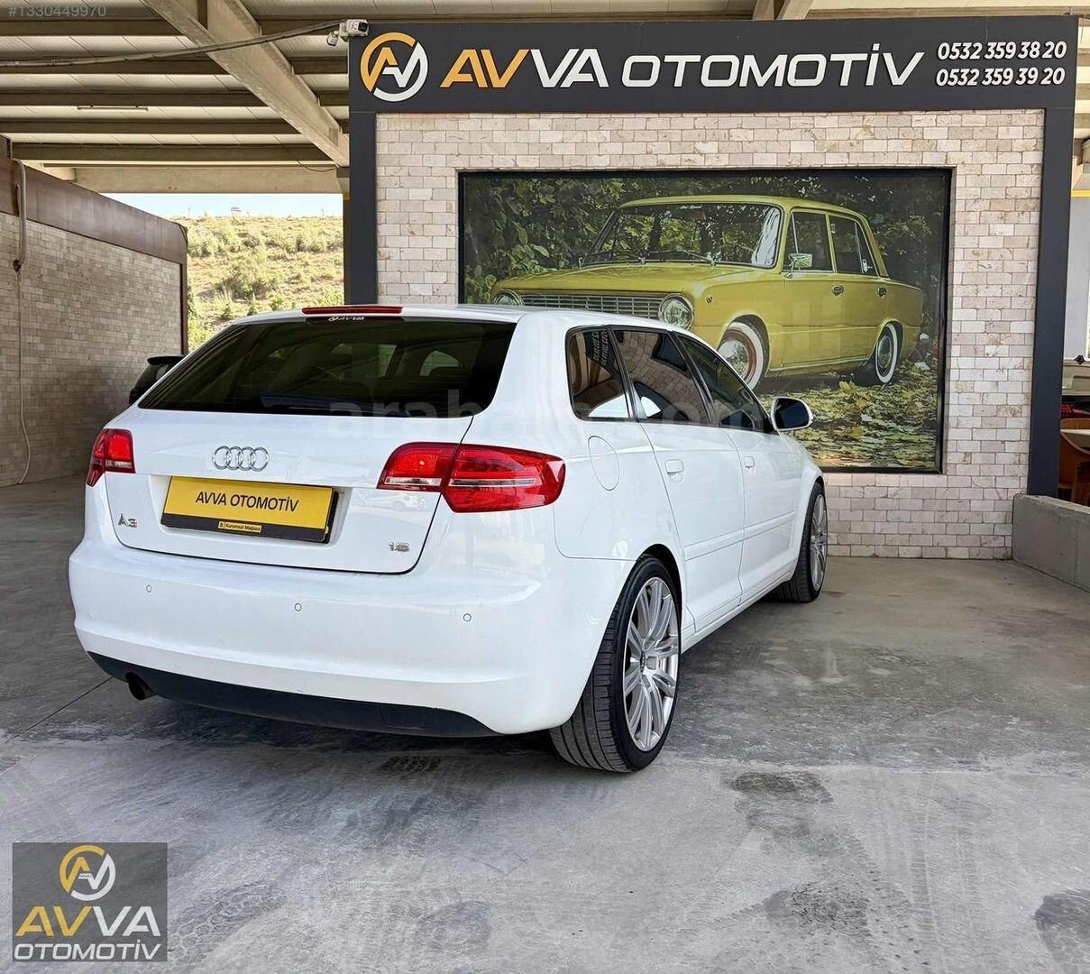 Galeriden Audi A3 Sportback 1.6 Attraction 2010 Model Denizli 240.000 km Beyaz 6