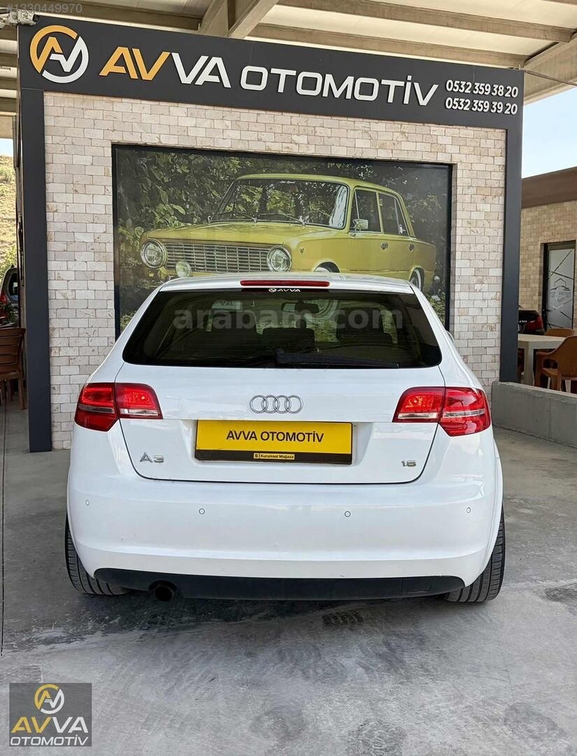 Galeriden Audi A3 Sportback 1.6 Attraction 2010 Model Denizli 240.000 km Beyaz 4