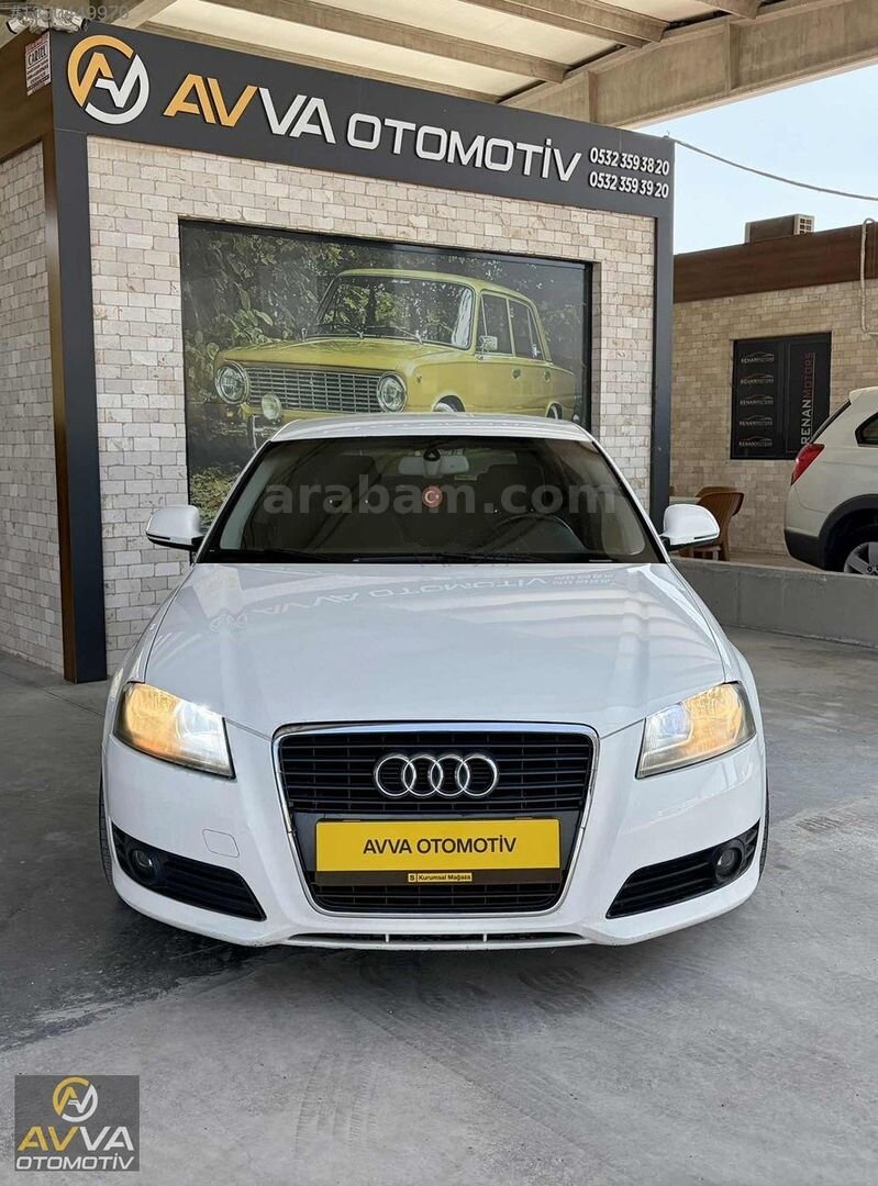 Galeriden Audi A3 Sportback 1.6 Attraction 2010 Model Denizli 240.000 km Beyaz 1