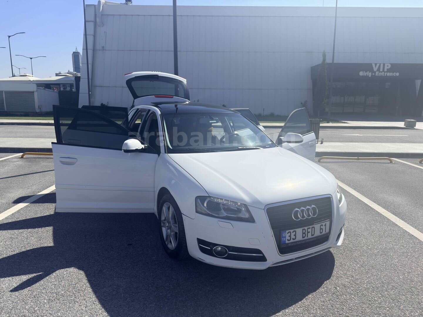 Sahibinden Audi A3 Sportback 1.6 TDI Attraction 2012 Model Konya 277.000 km Beyaz 2