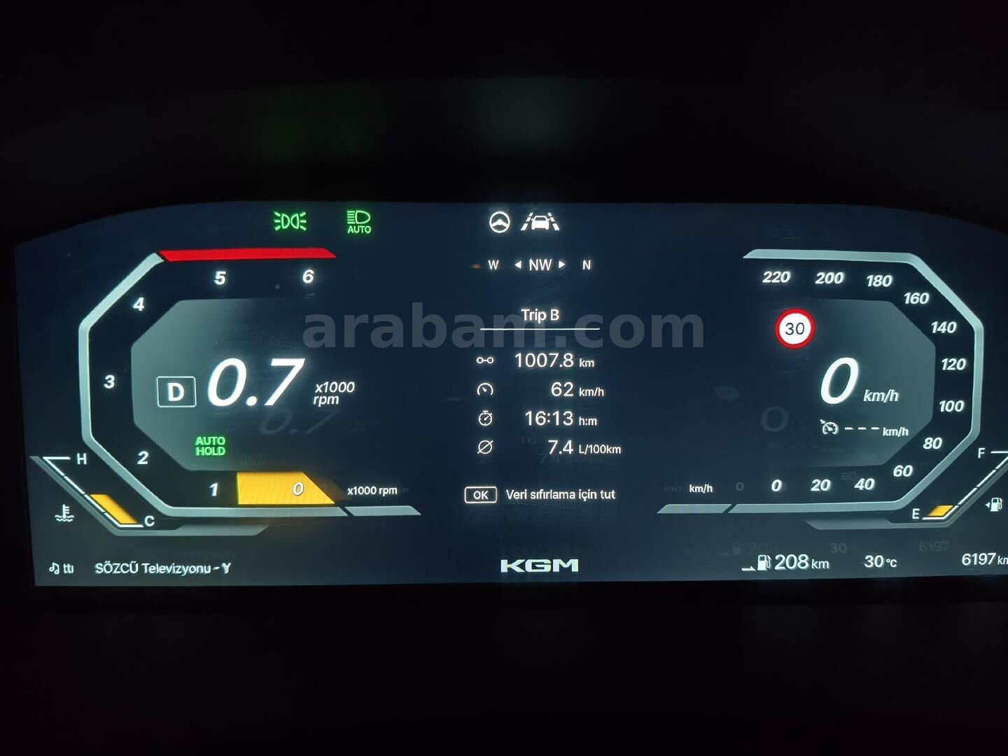 Sahibinden KGM SsangYong Musso Grand 2.2 D Platinum Plus 2026 Model Şanlıurfa 6.500 km Beyaz 6