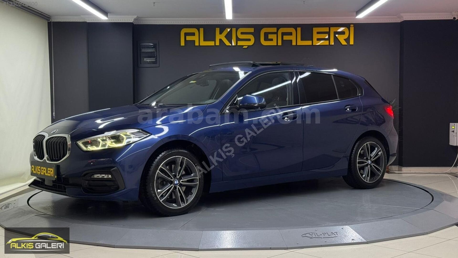 Galeriden BMW 1 Serisi 118i Sport Line 2021 Model İstanbul 93.000 km Mavi 3