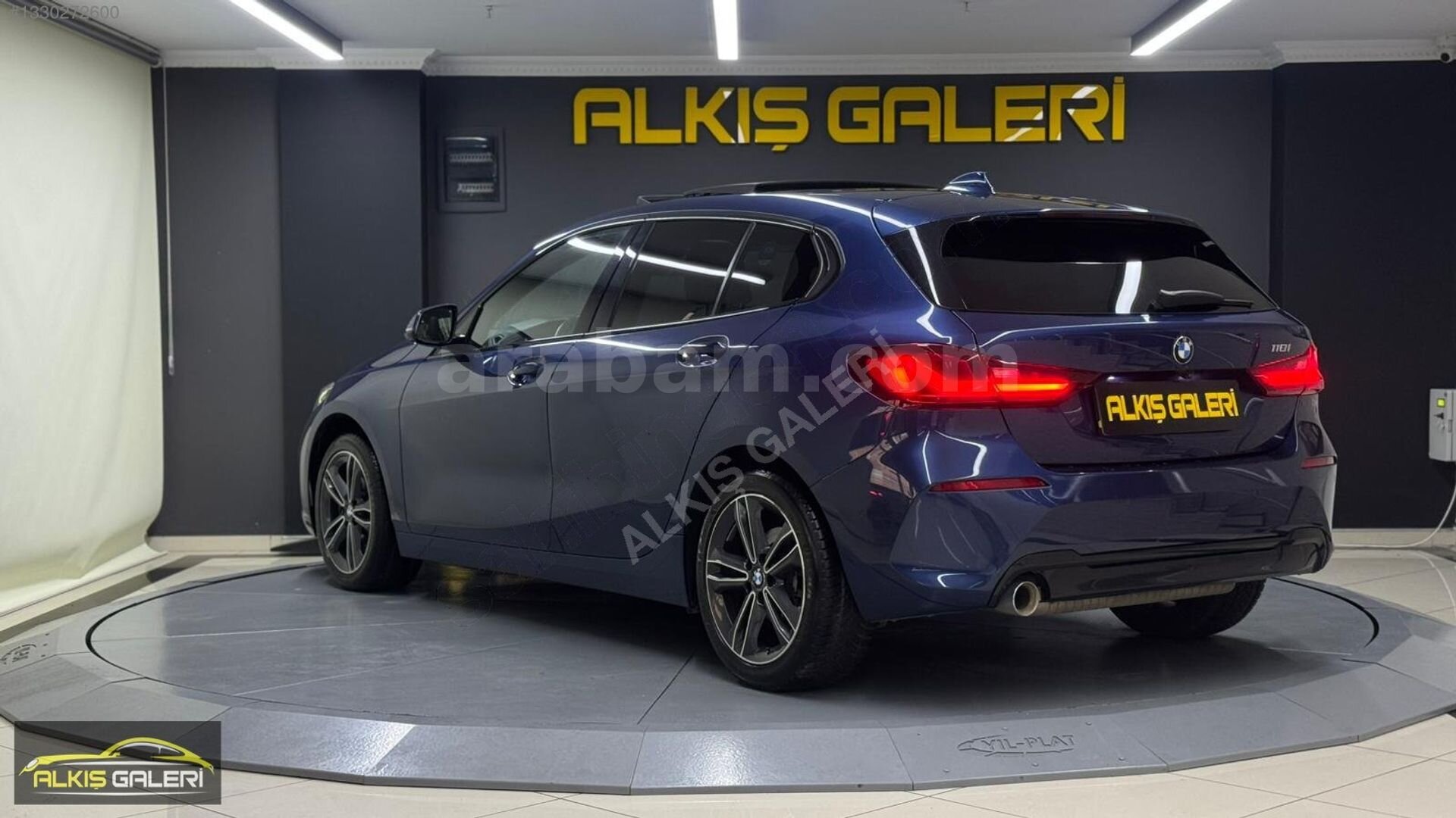 Galeriden BMW 1 Serisi 118i Sport Line 2021 Model İstanbul 93.000 km Mavi 6