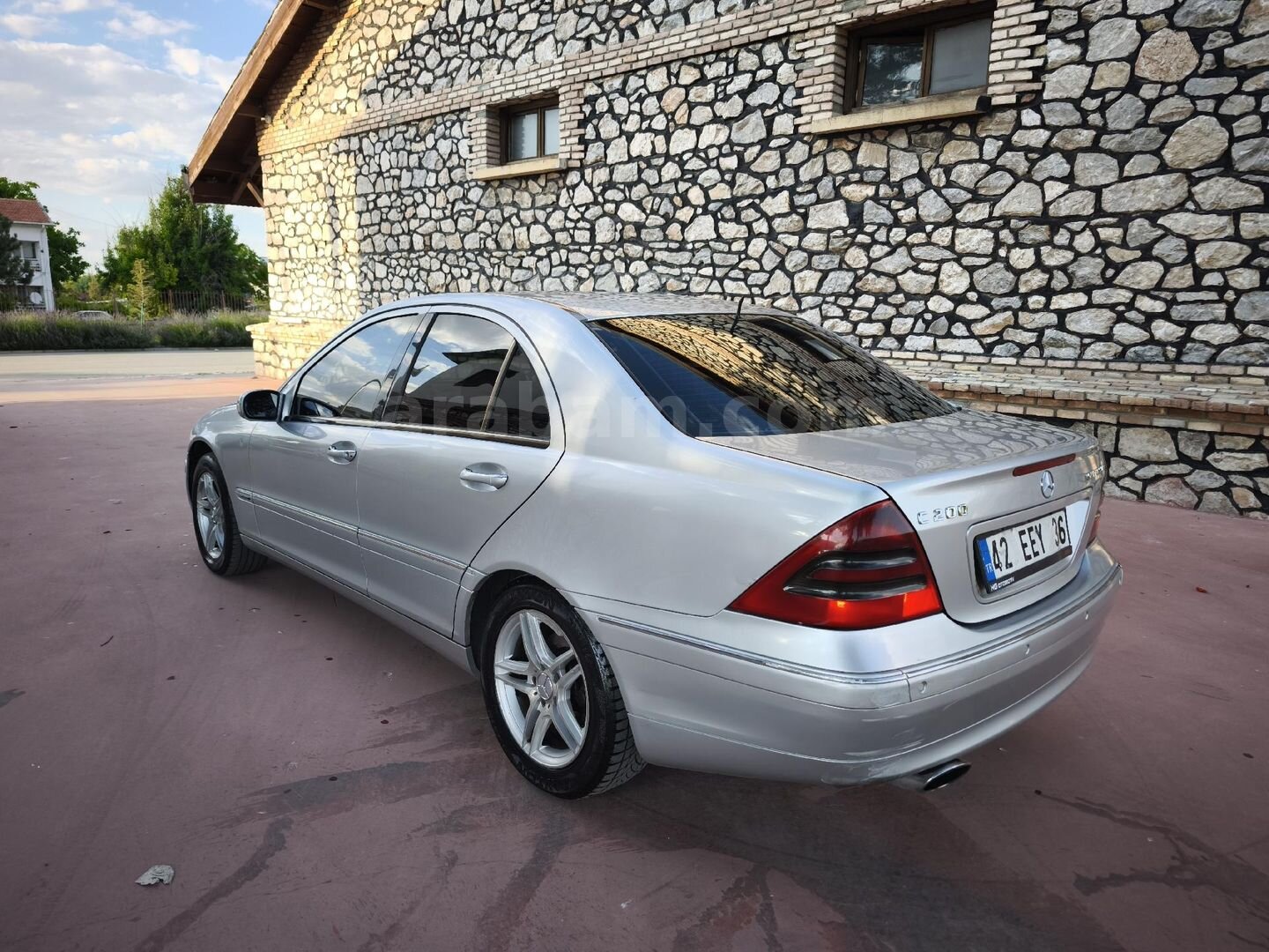 Galeriden Mercedes - Benz C 200 Kompressor Elegance 2001 Model Konya 525.000 km Gri (Gümüş) 5