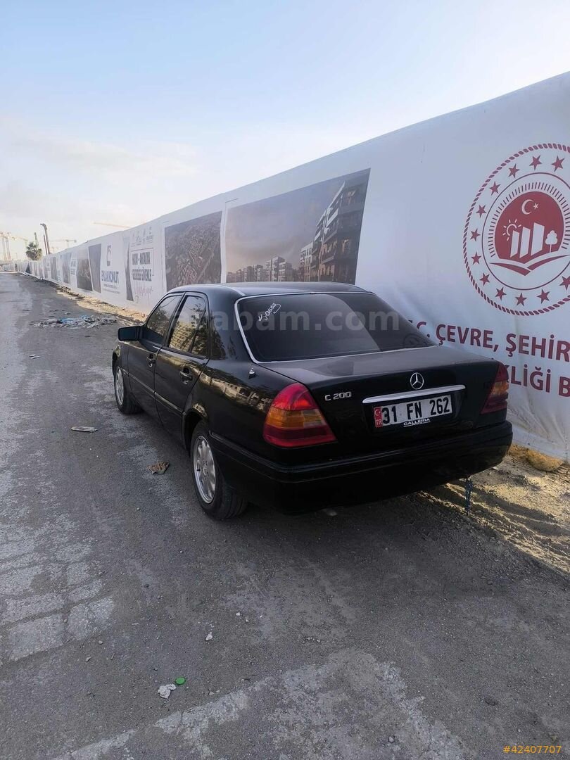 Galeriden Mercedes - Benz C 200 D Sport 1994 Model Hatay 517.000 km Siyah 4