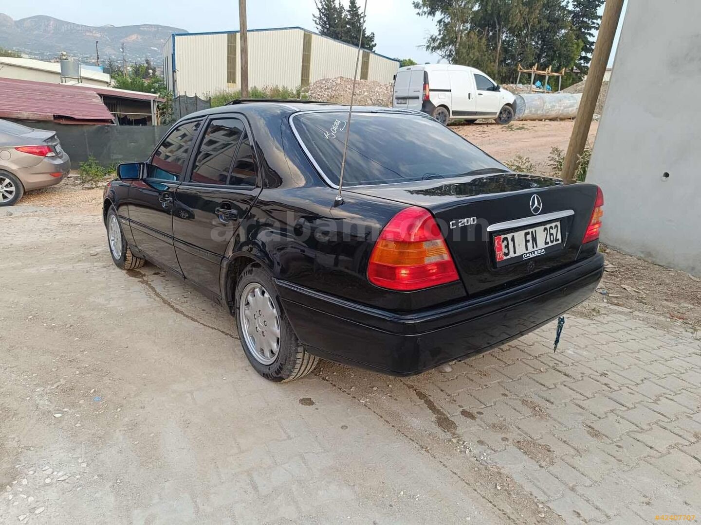 Galeriden Mercedes - Benz C 200 D Sport 1994 Model Hatay 517.000 km Siyah 6