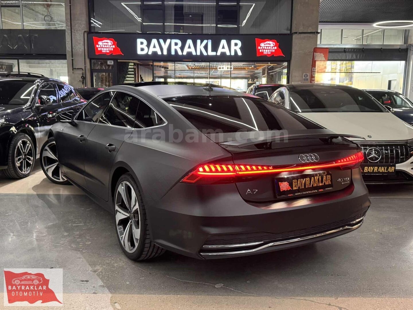 Galeriden Audi A7 40 TDI 2024 Model Ankara 29.000 km Siyah 6
