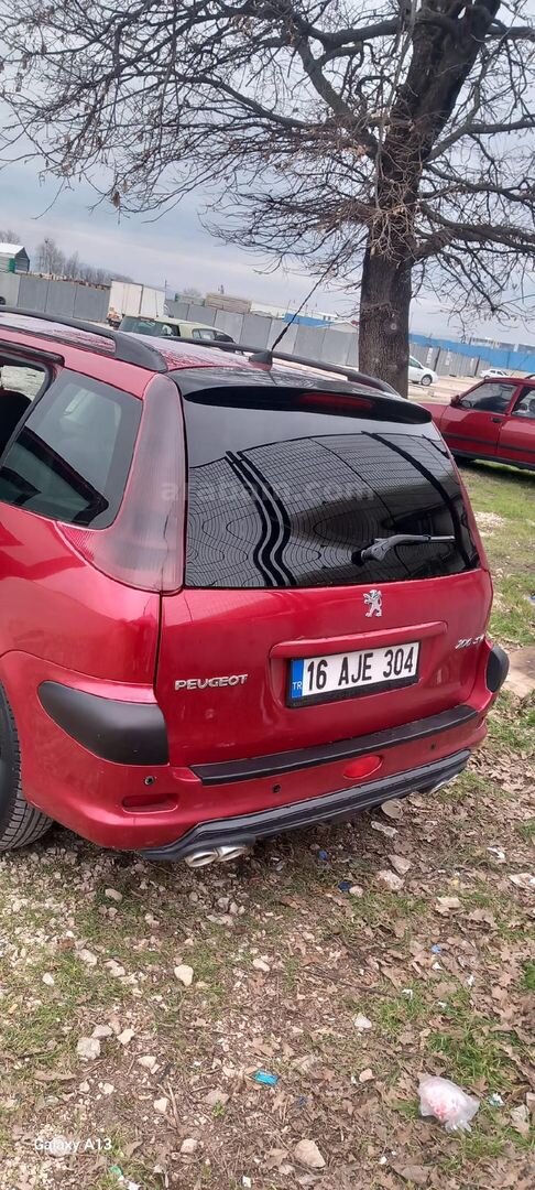 Sahibinden Peugeot 206 1.4 HDi X-line 2004 Model Bursa 203.000 km Bordo 3