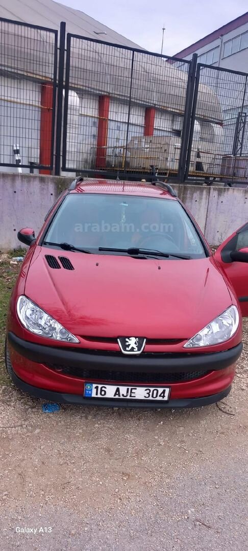 Sahibinden Peugeot 206 1.4 HDi X-line 2004 Model Bursa 203.000 km Bordo 5