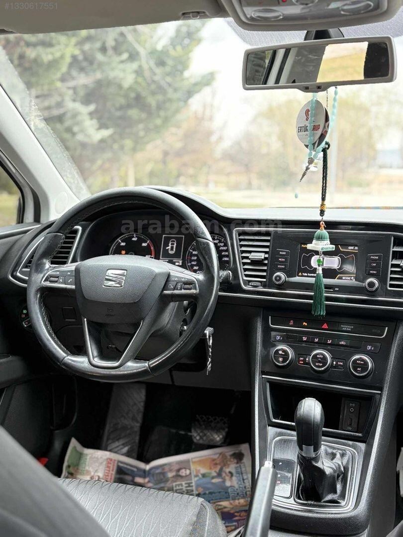 Galeriden Seat Leon 1.6 TDI CR Style 2015 Model Ankara 217.000 km Beyaz 6