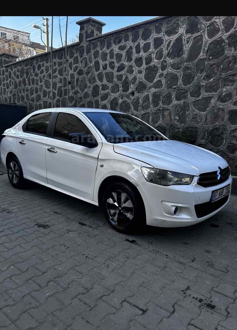 Sahibinden Citroen C-Elysée 1.6 HDi Confort 2015 Model Gaziantep 228.000 km Beyaz 1