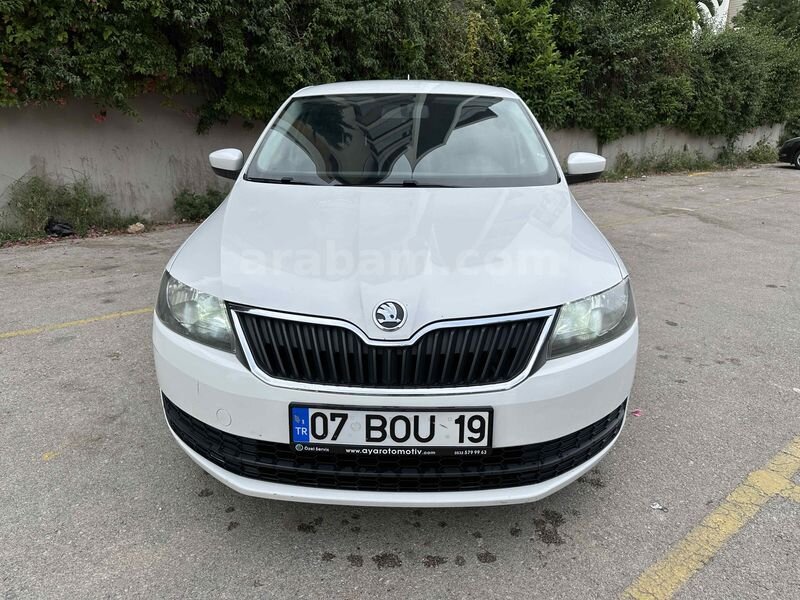 Sahibinden Skoda Rapid 1.6 CR TDI Spaceback Ambition 2014 Model Antalya 145.000 km Beyaz