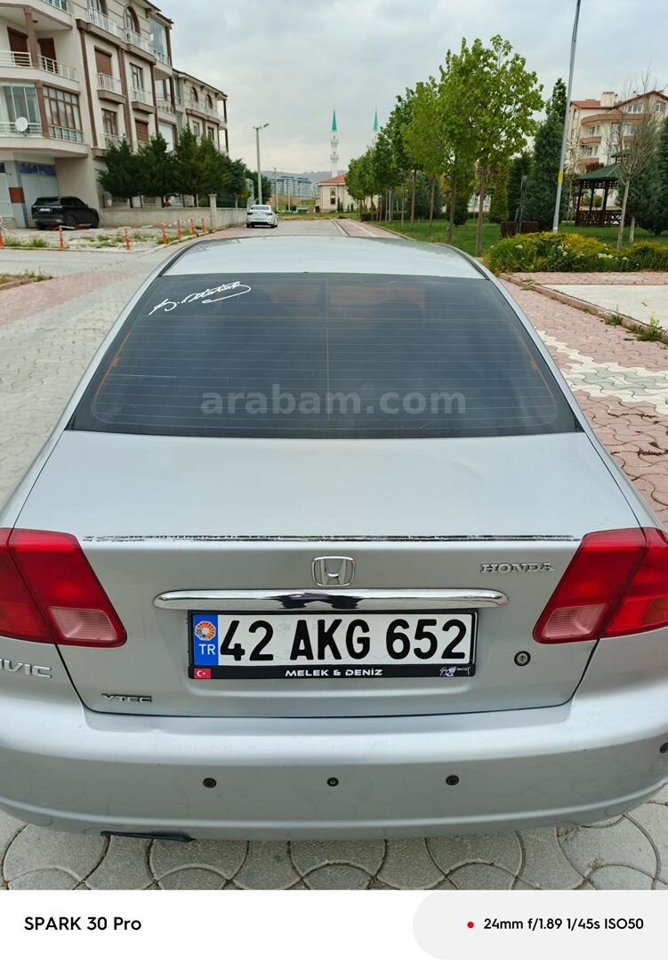 Sahibinden Honda Civic 1.6i VTEC LS 2003 Model Konya 251.000 km Gri (Gümüş) 5