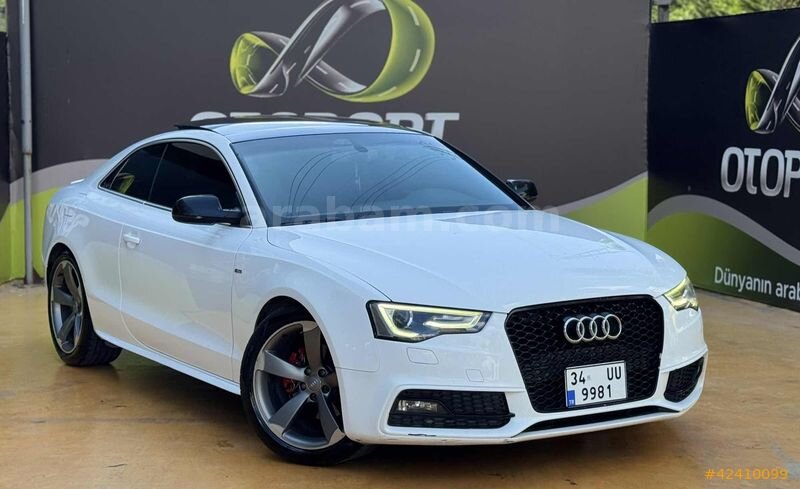 Galeriden Audi A5 Coupe 2.0 TDI 2012 Model İstanbul 208.000 km Beyaz