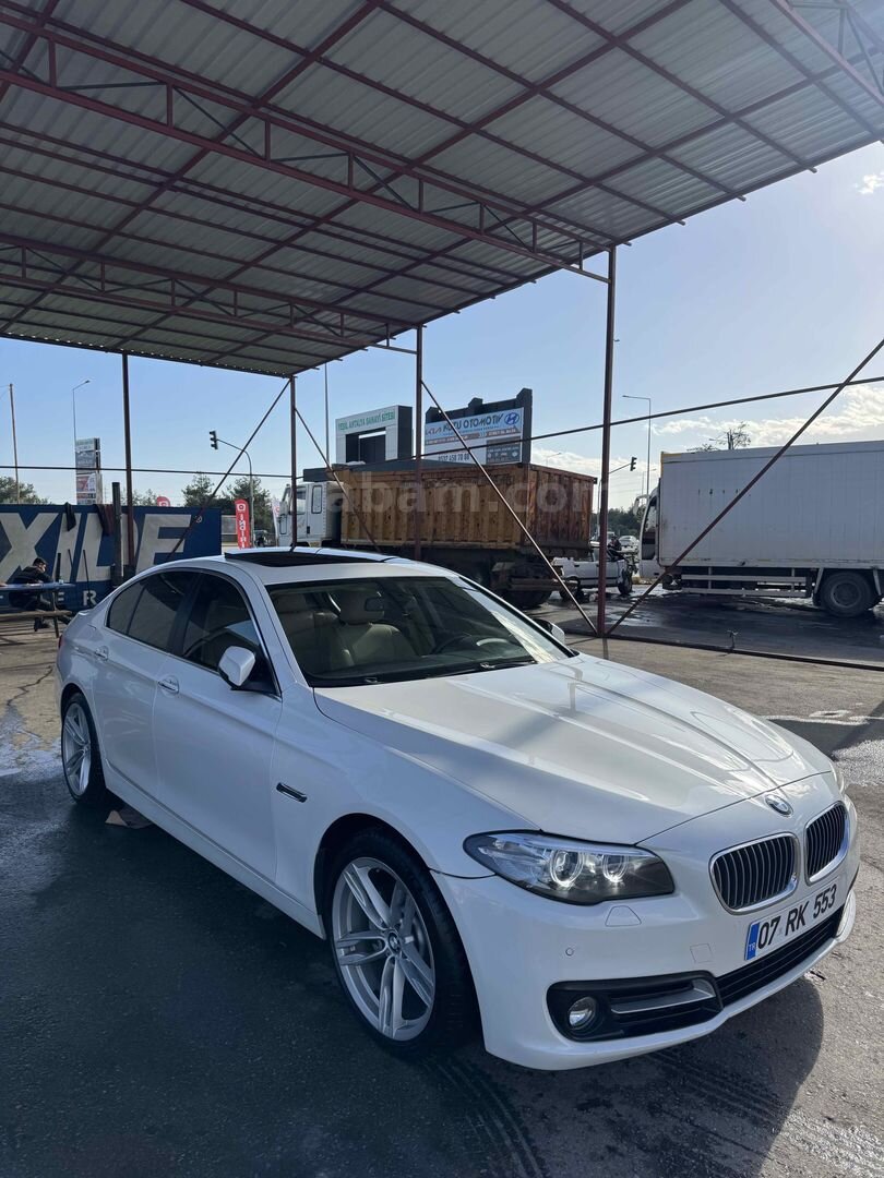 Sahibinden BMW 5 Serisi 520i Comfort 2015 Model Antalya 182.000 km Beyaz 2