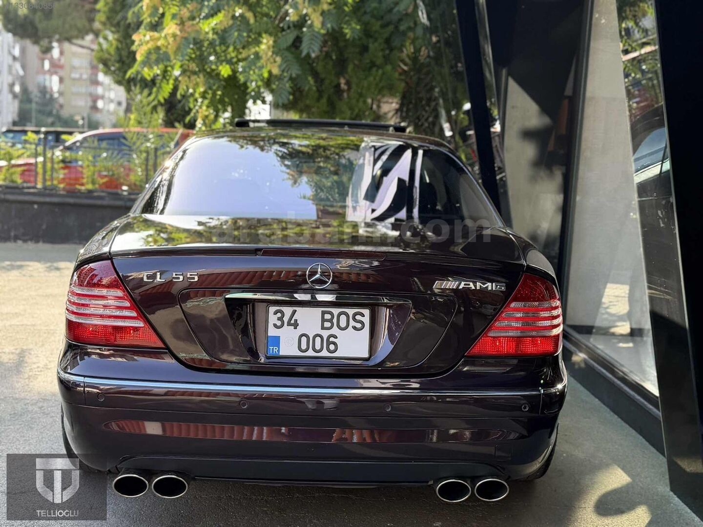 Galeriden Mercedes - Benz CL 500 2000 Model İstanbul 225.000 km Mor 6