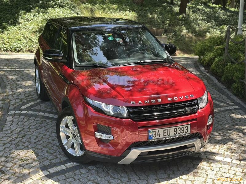 Galeriden Land Rover Range Evoque 2.0 Si4 Pure 2012 Model İstanbul 62.500 km Kırmızı