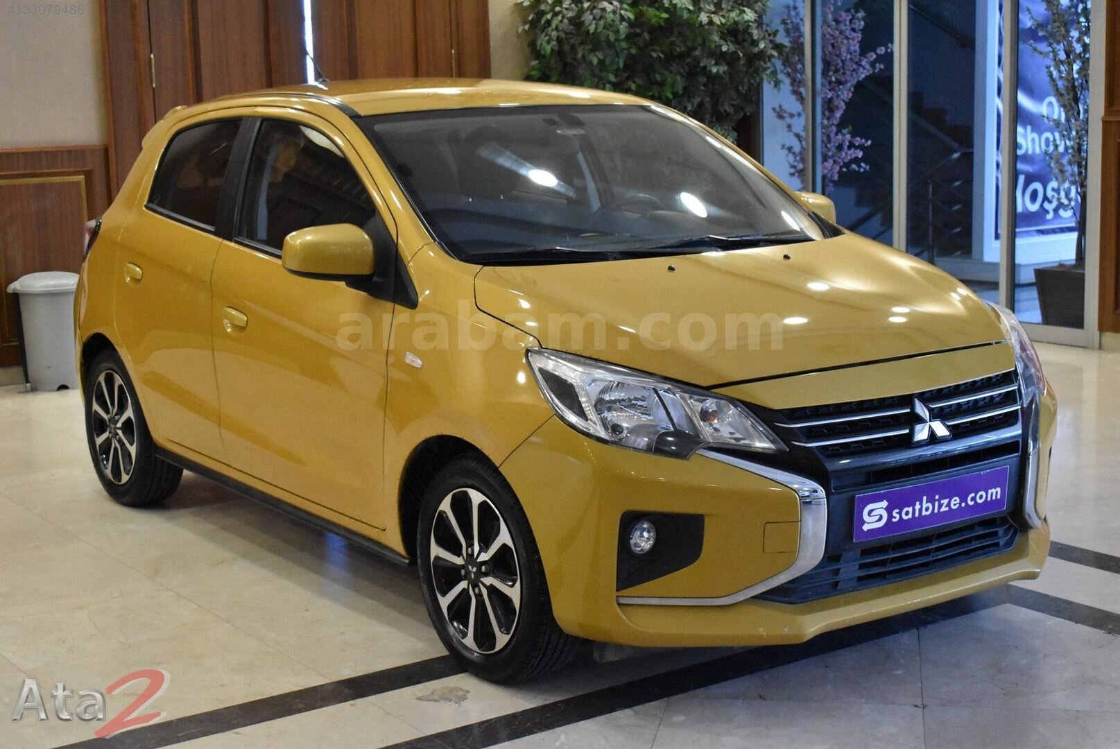 Galeriden Mitsubishi Space Star 1.2 Intense 2022 Model Ankara 87.275 km Sarı 3