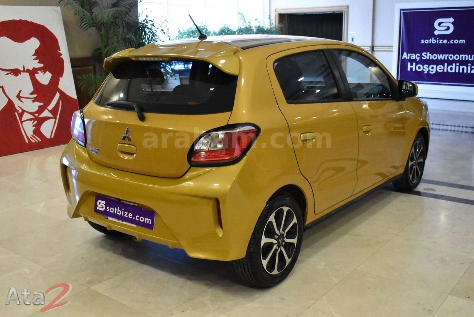 Galeriden Mitsubishi Space Star 1.2 Intense 2022 Model Ankara 87.275 km Sarı 7