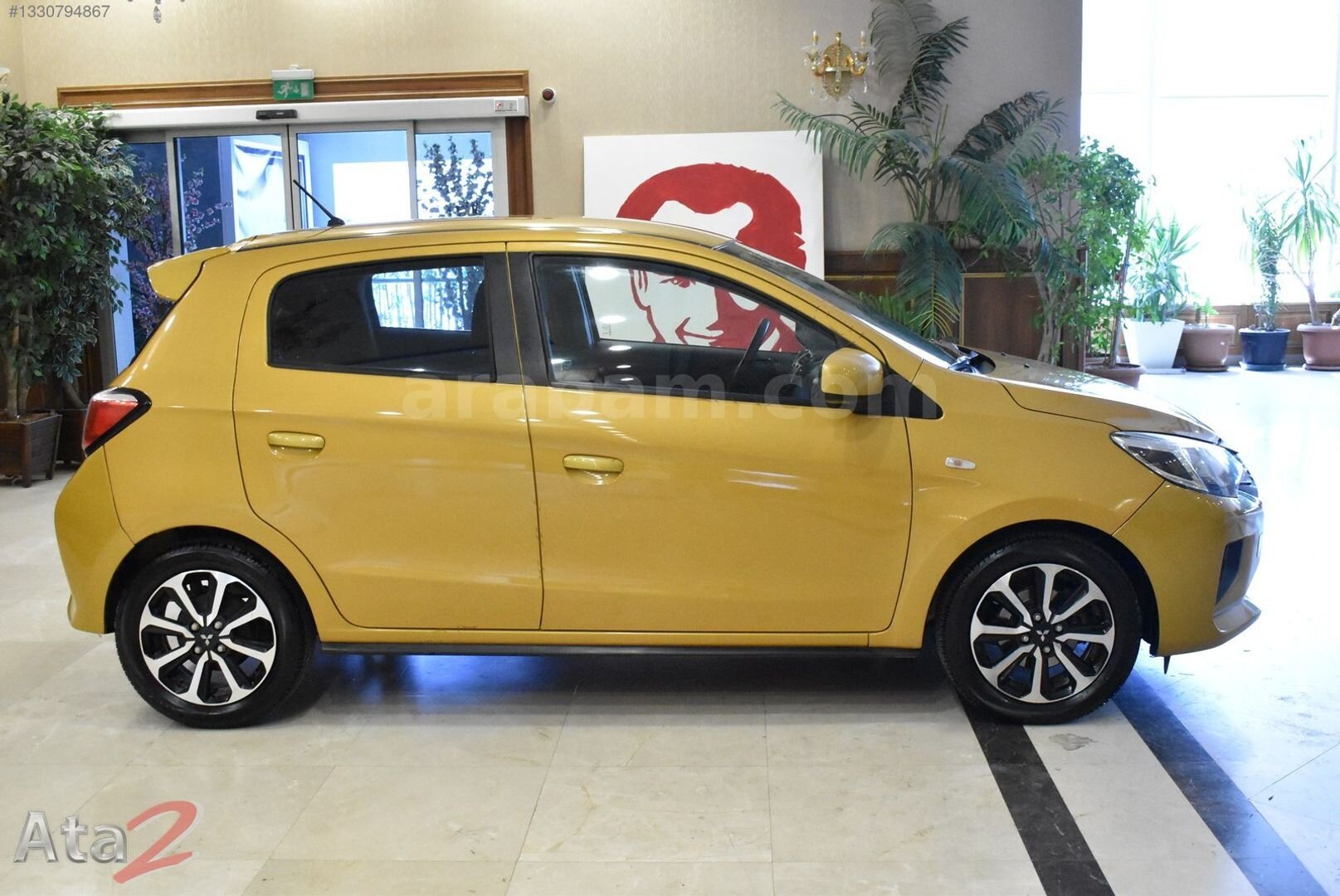 Galeriden Mitsubishi Space Star 1.2 Intense 2022 Model Ankara 87.275 km Sarı 4