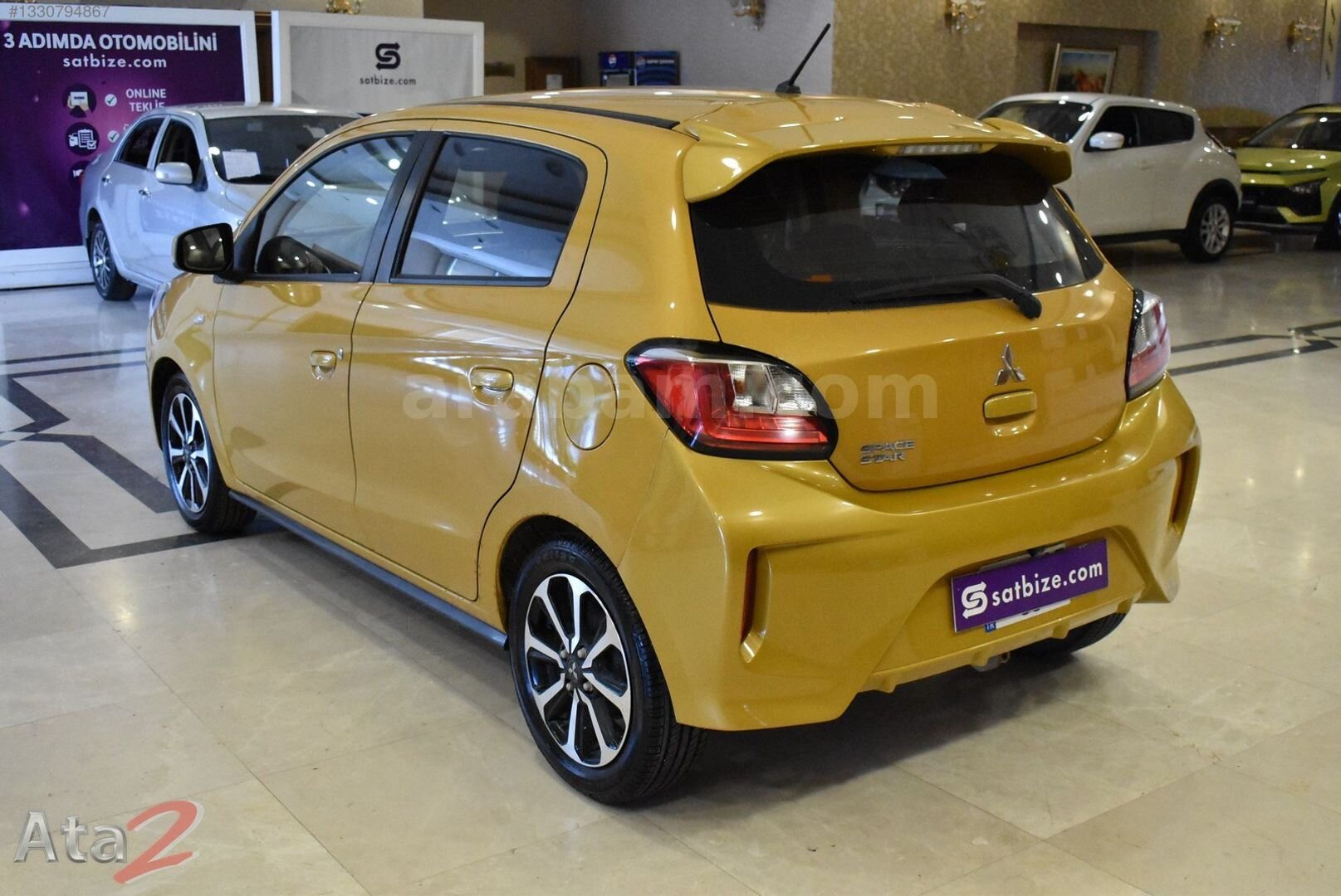Galeriden Mitsubishi Space Star 1.2 Intense 2022 Model Ankara 87.275 km Sarı 6