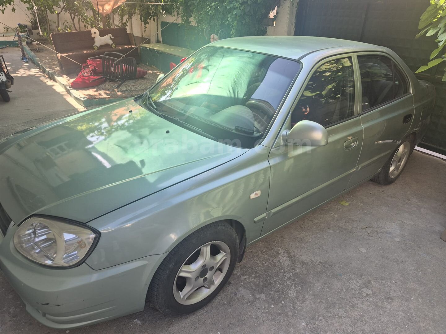 Sahibinden Hyundai Accent 1.6 Admire 2003 Model İzmir 297.000 km Yeşil 5