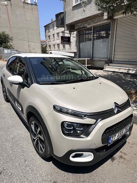 Sahibinden Citroen C3 1.2 PureTech Shine 2023 Model İstanbul 46.000 km Bej