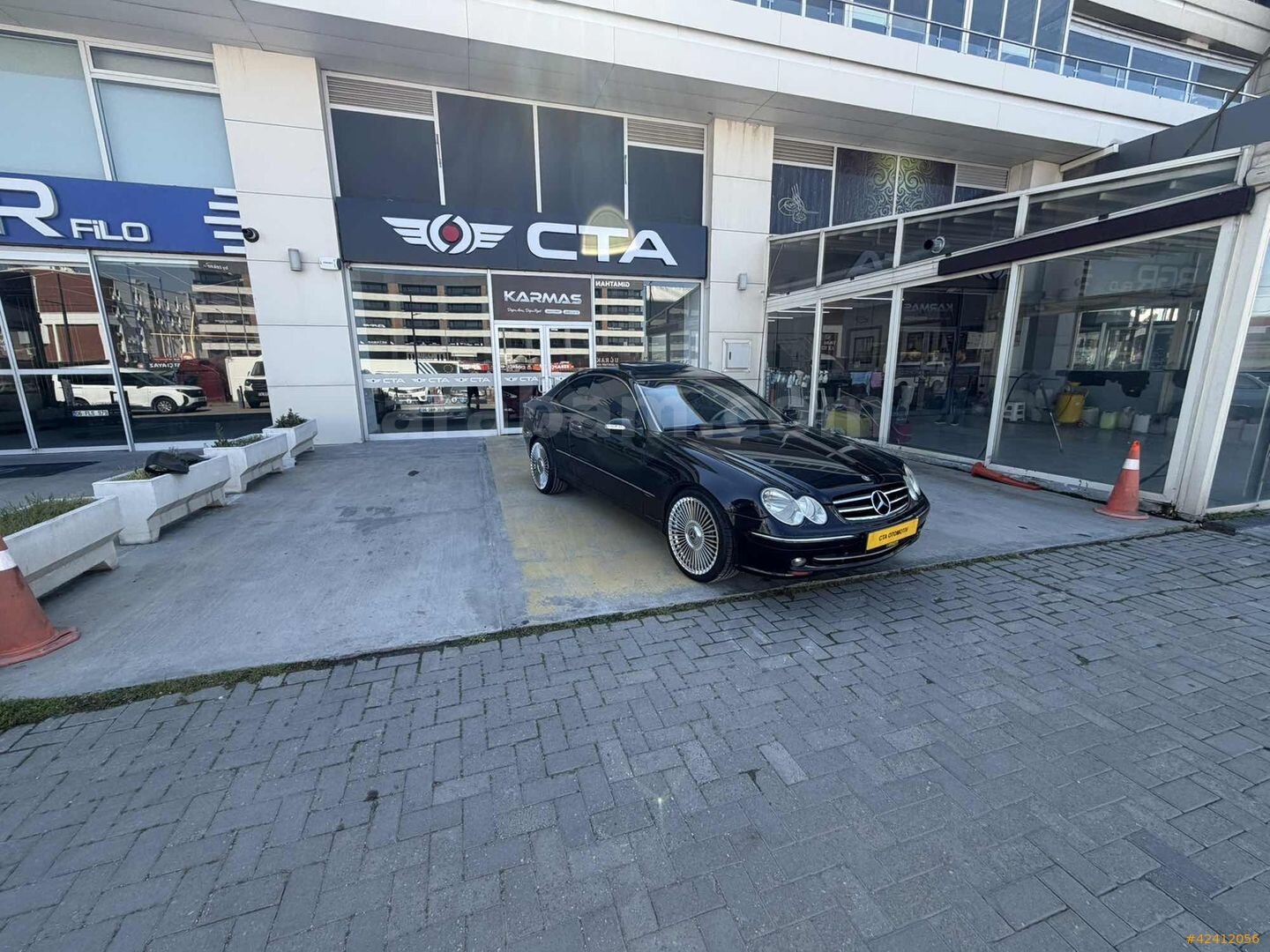 Galeriden Mercedes - Benz CLK 270 CDI Avantgarde 2004 Model Ankara 392.500 km Siyah 4