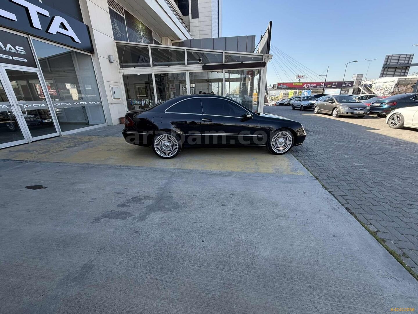 Galeriden Mercedes - Benz CLK 270 CDI Avantgarde 2004 Model Ankara 392.500 km Siyah 7
