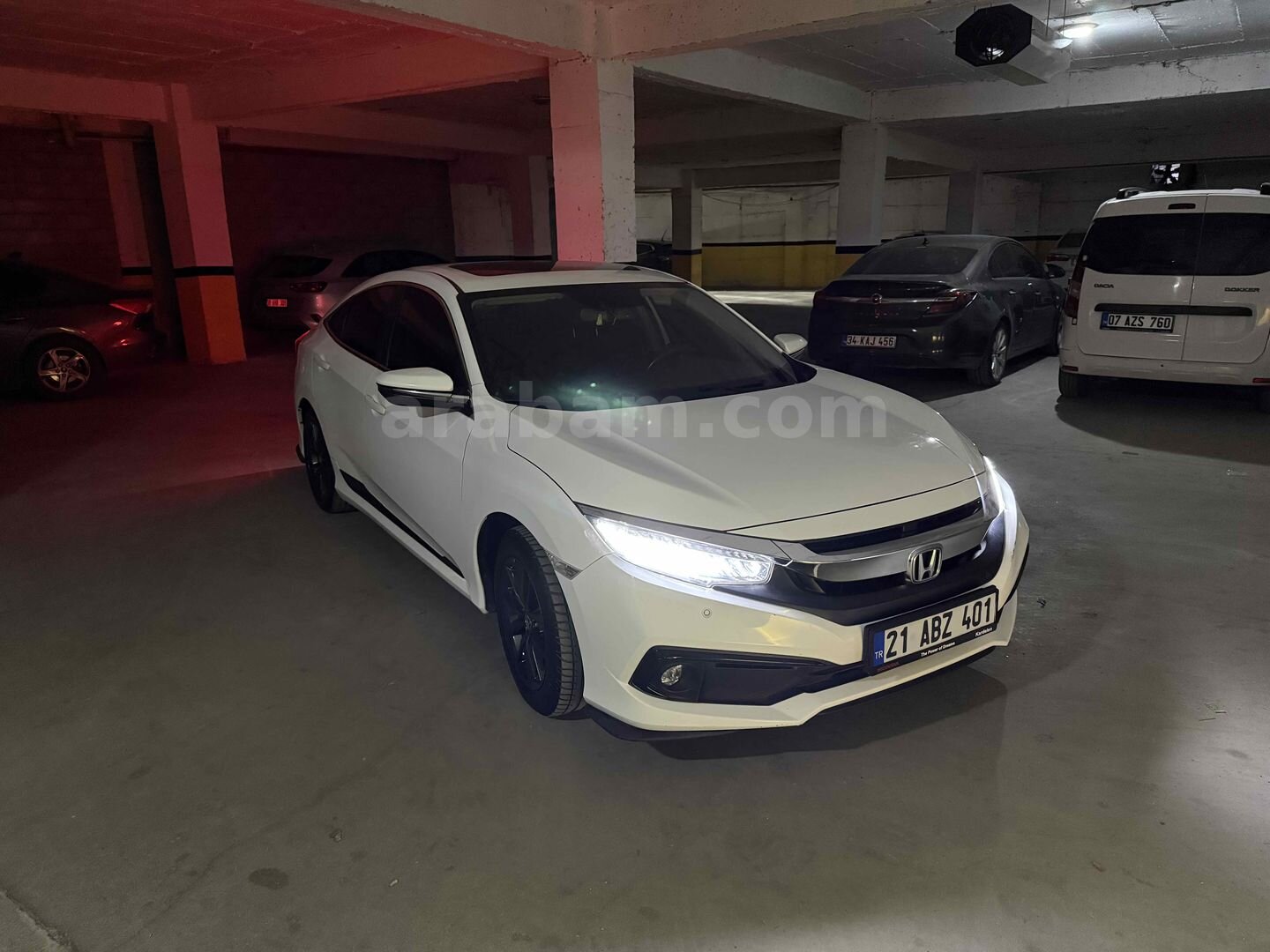 Sahibinden Honda Civic 1.6i VTEC Eco Elegance 2021 Model Batman 76.000 km Beyaz 2