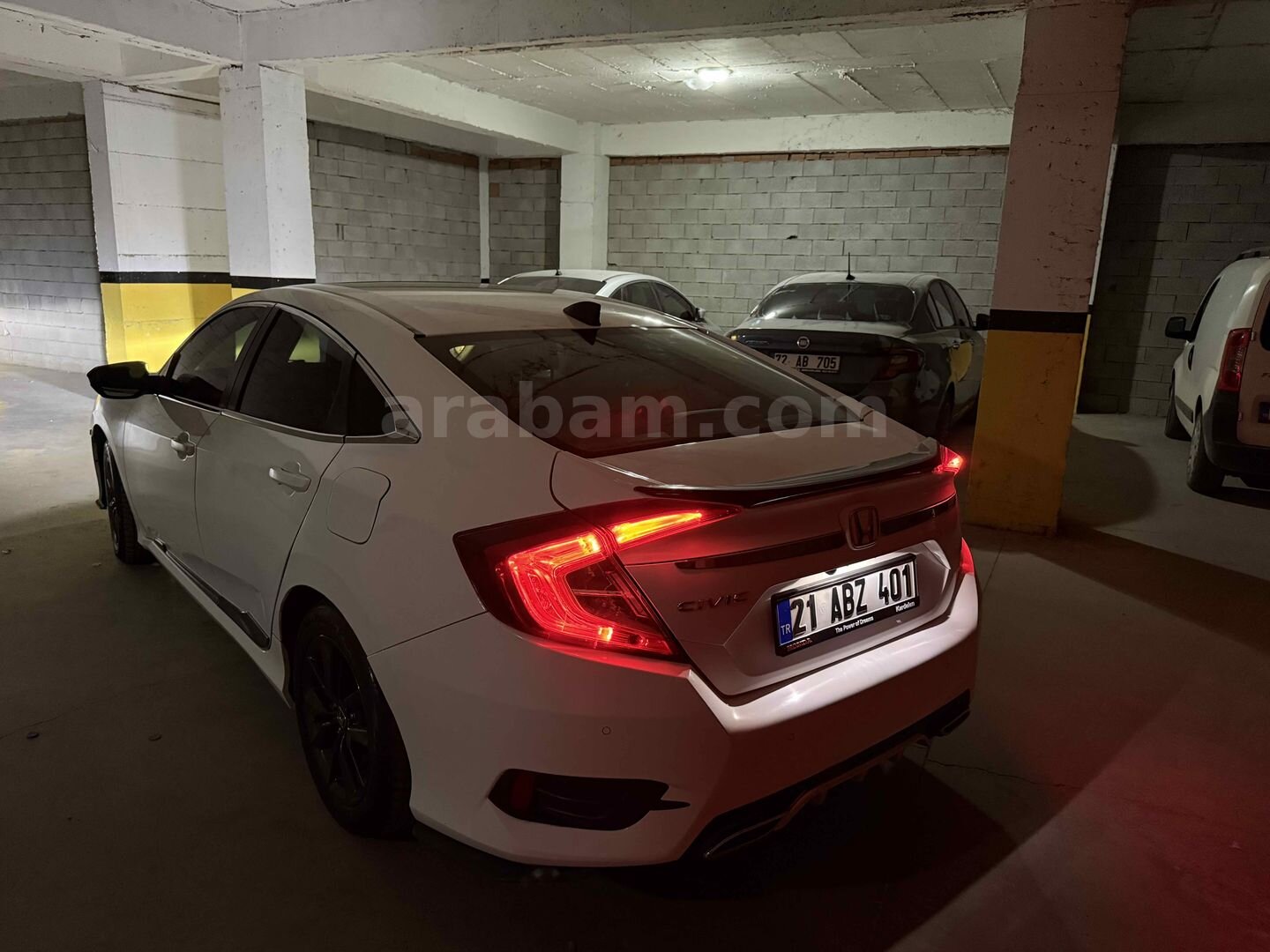 Sahibinden Honda Civic 1.6i VTEC Eco Elegance 2021 Model Batman 76.000 km Beyaz 5
