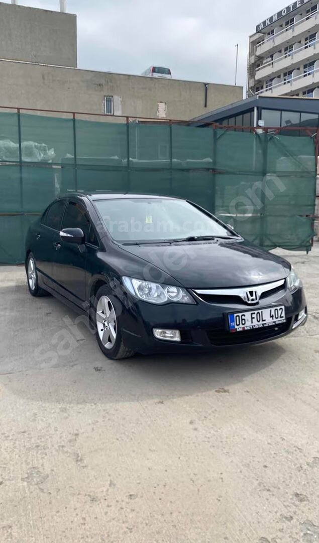 Sahibinden Honda Civic 1.6i VTEC Premium 2007 Model Ankara 238.000 km Siyah 2