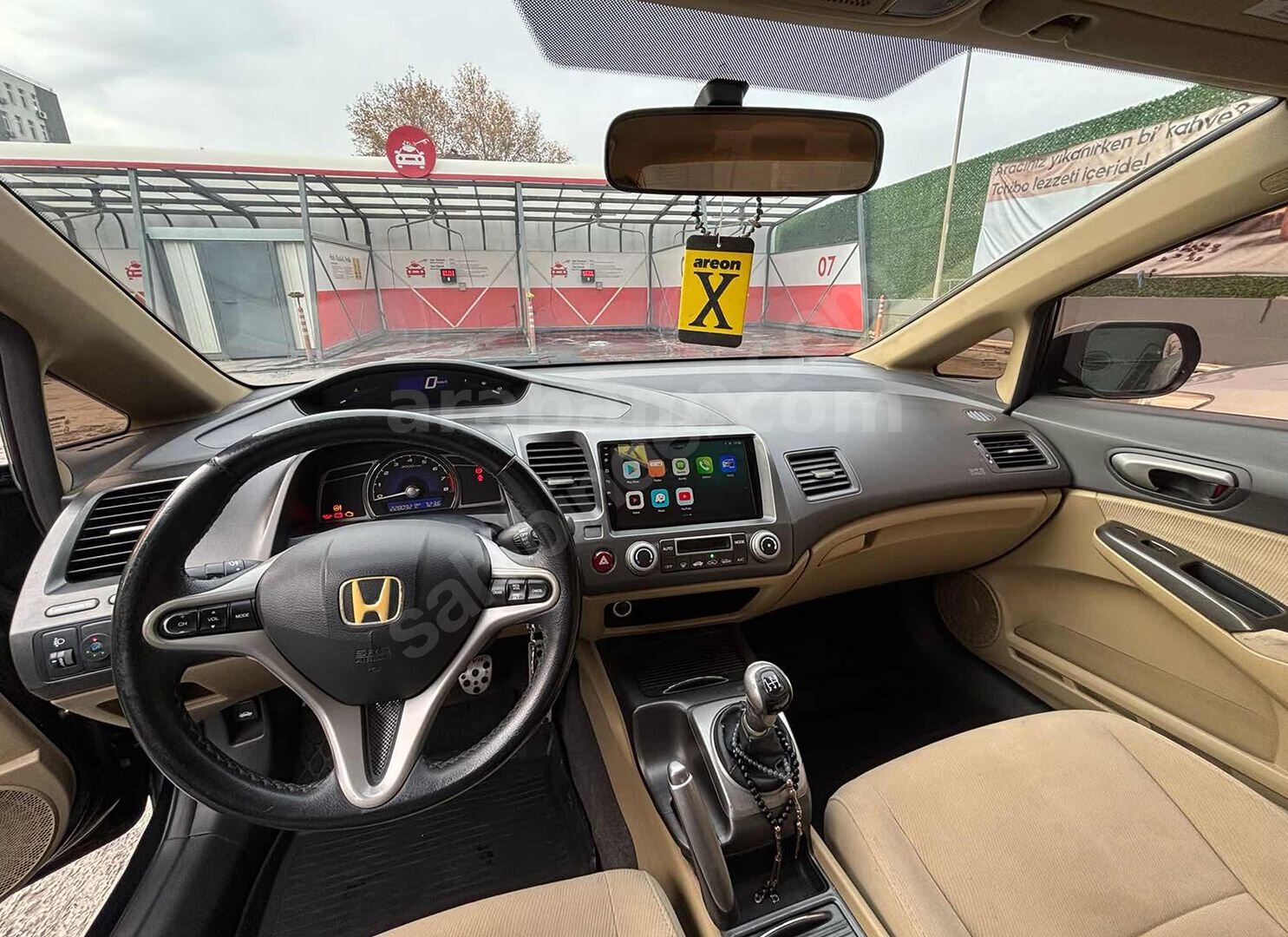 Sahibinden Honda Civic 1.6i VTEC Premium 2007 Model Ankara 238.000 km Siyah 7