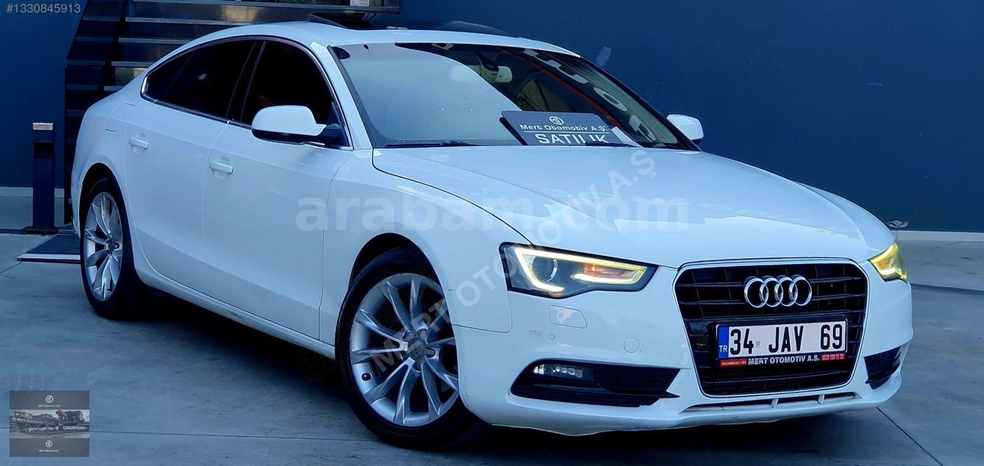 Galeriden Audi A5 Sportback 2.0 TDI 2014 Model İstanbul 335.000 km Beyaz 7