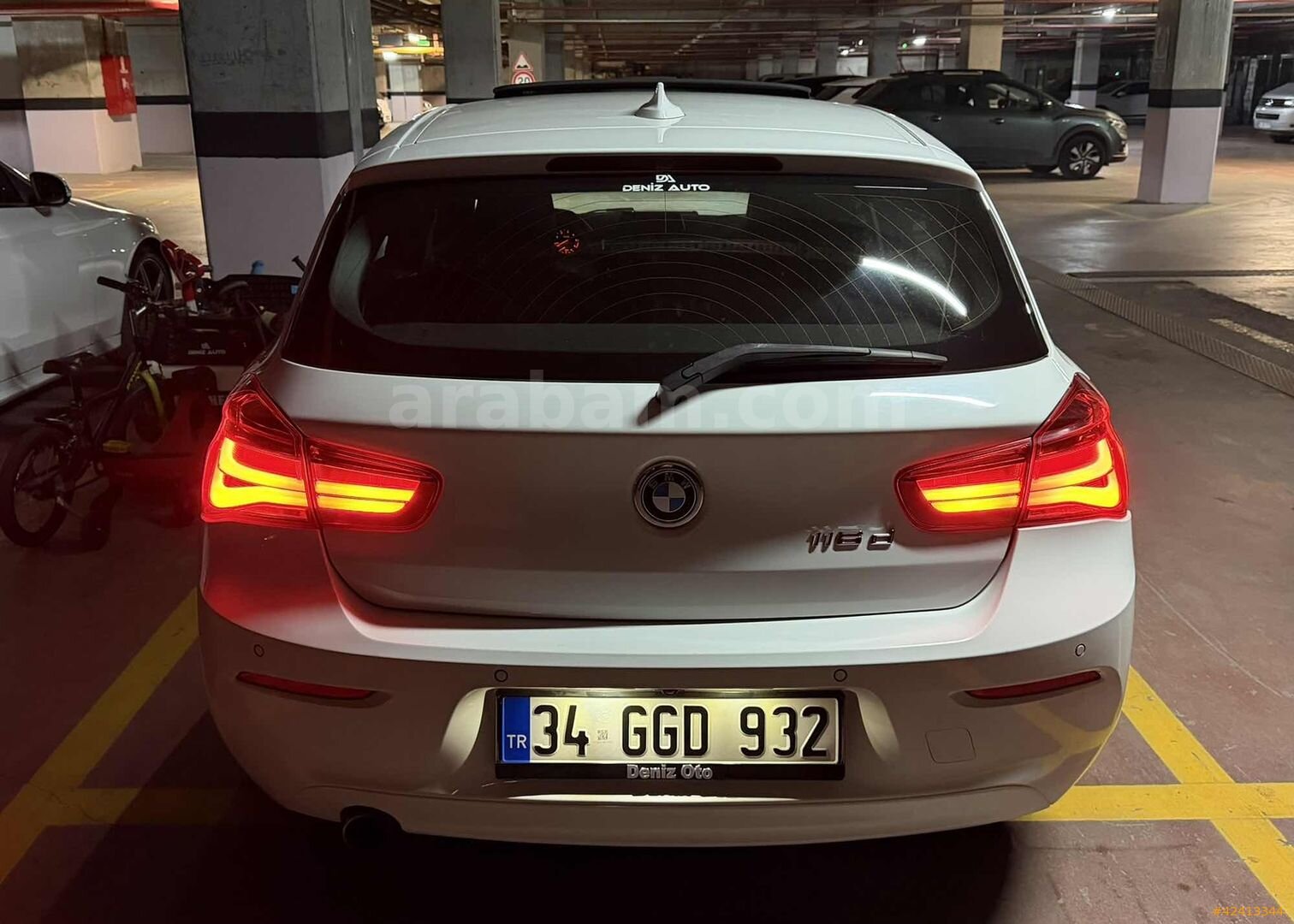Galeriden BMW 1 Serisi 116d Joy Plus 2015 Model İstanbul 180.000 km Beyaz 3