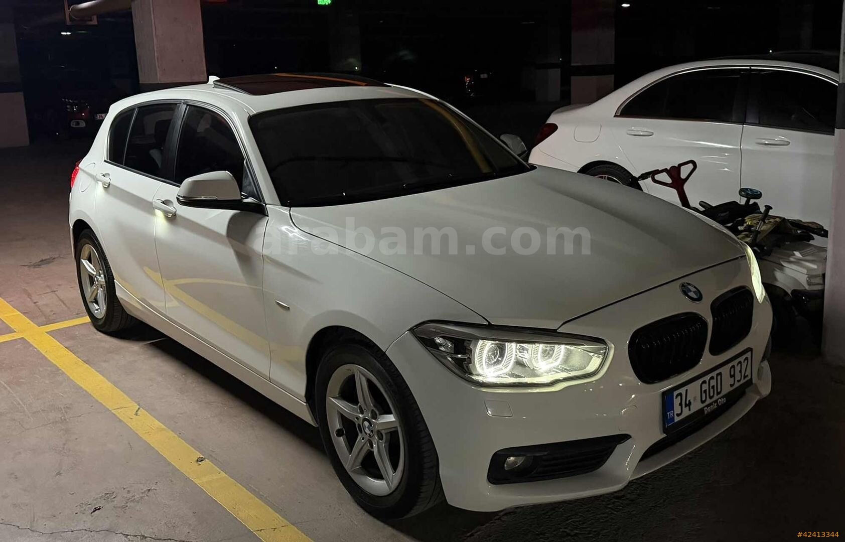 Galeriden BMW 1 Serisi 116d Joy Plus 2015 Model İstanbul 180.000 km Beyaz 1