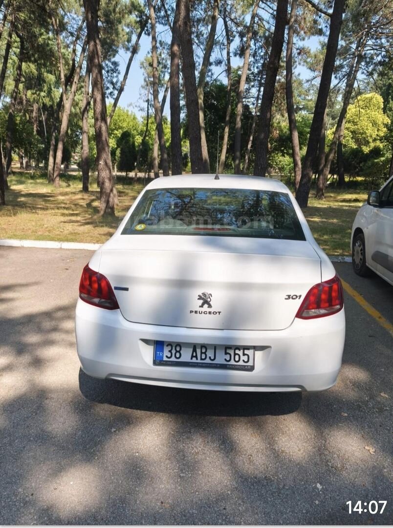 Sahibinden Peugeot 301 1.2 Access 2018 Model Kayseri 68.000 km Beyaz 2