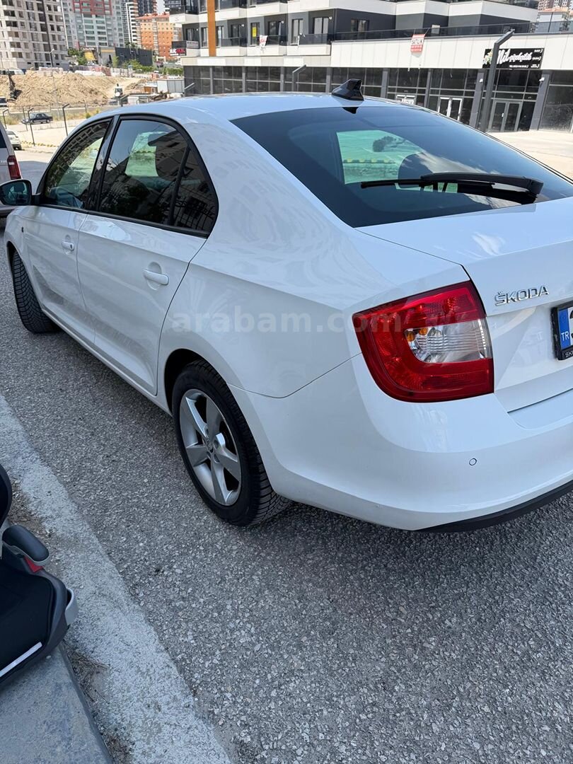 Sahibinden Skoda Rapid 1.6 CR TDI Elegance 2015 Model Ankara 183.000 km Beyaz 7