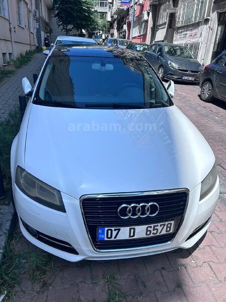 Sahibinden Audi A3 Sportback 1.6 TDI Attraction 2012 Model İstanbul 211.637 km Beyaz