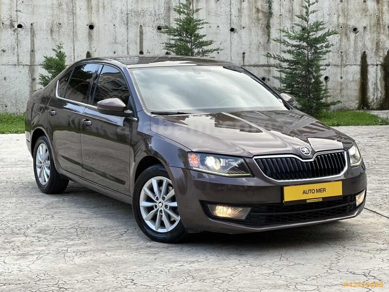 Galeriden Skoda Octavia 1.6 TDI Elegance CR 2013 Model Ordu 205.000 km Kahverengi