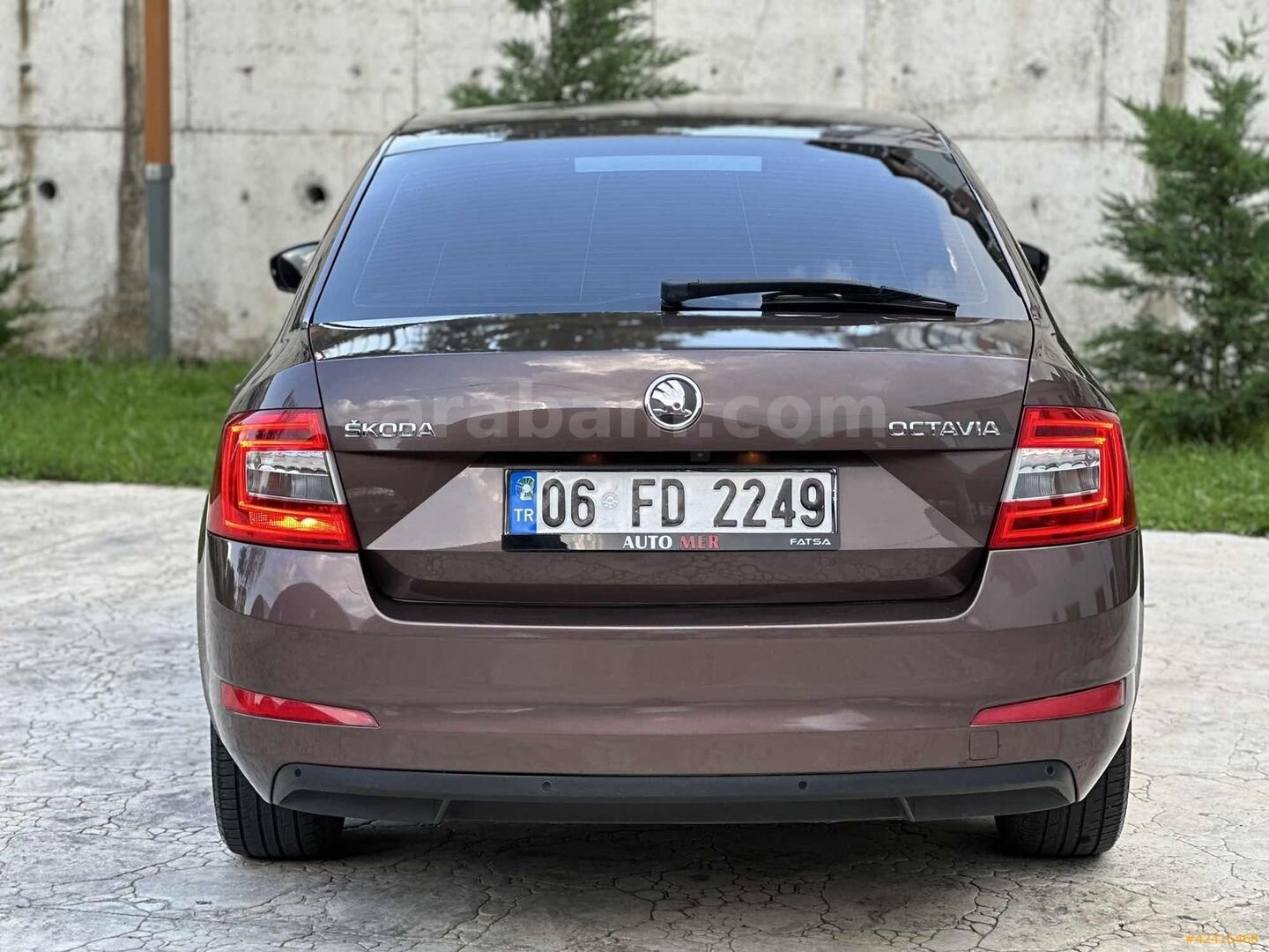 Galeriden Skoda Octavia 1.6 TDI Elegance CR 2013 Model Ordu 205.000 km Kahverengi 7